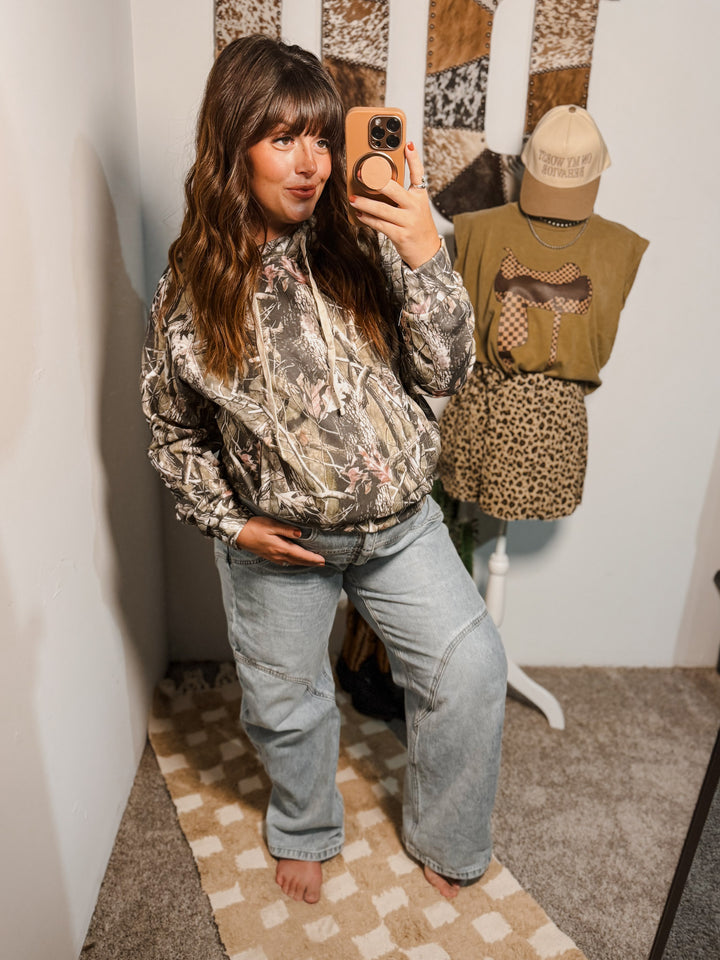 Camo Oversized Hoodie