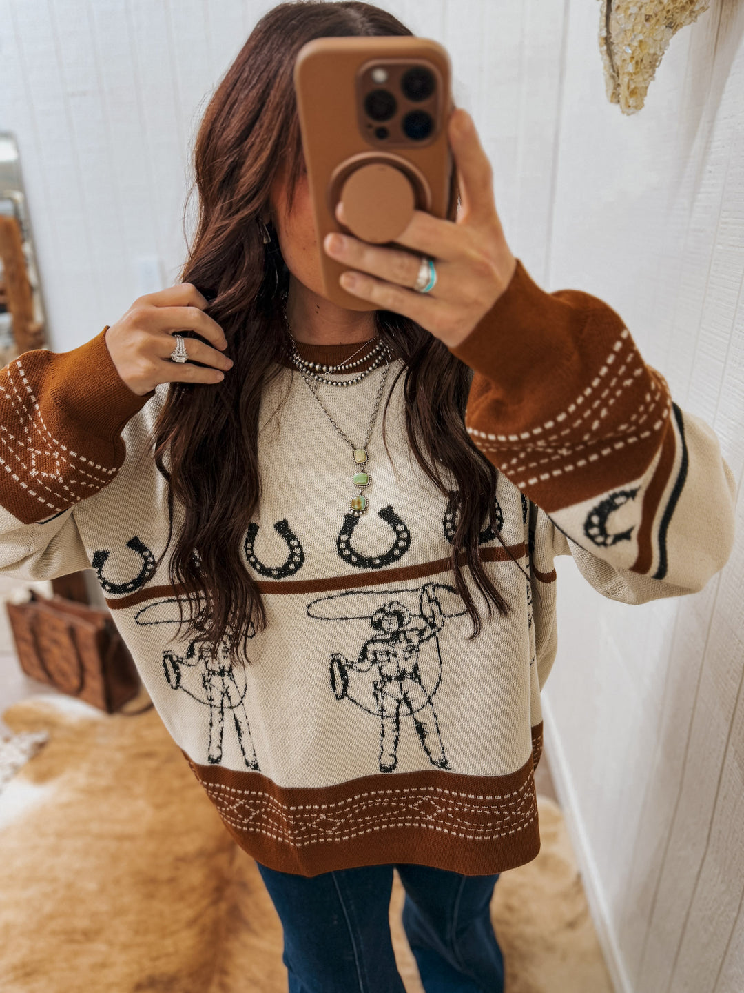 Rootin' Tootin' Cowboy Sweater