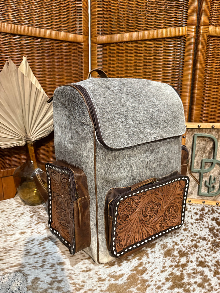 Evangeline Cowhide Backpack #59