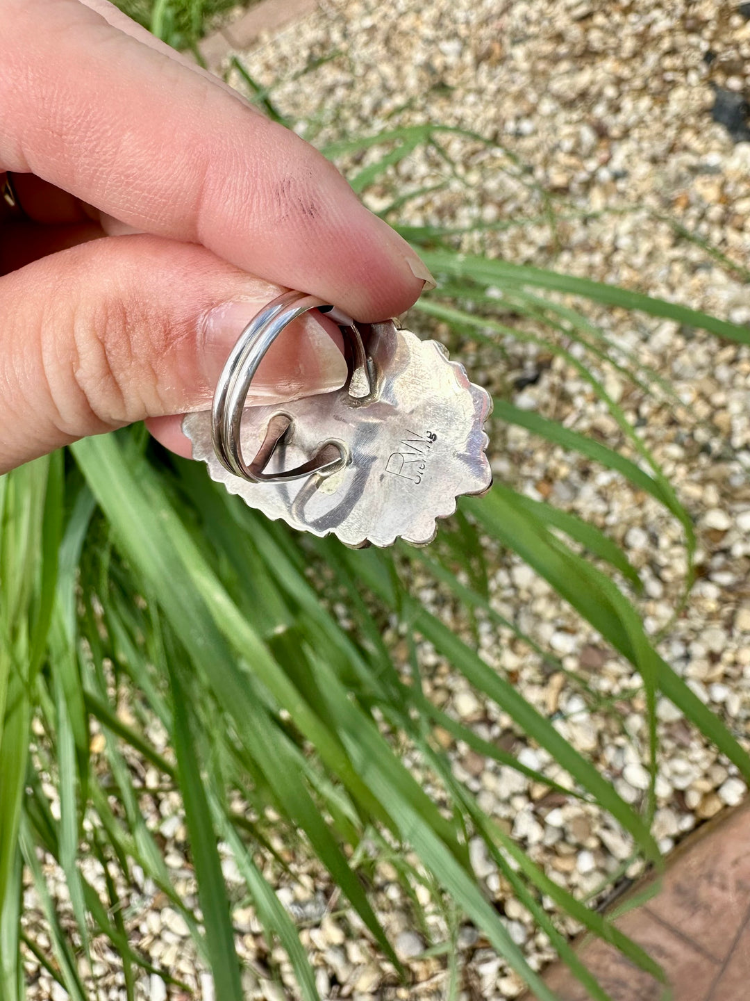 Long Beach Turquoise Cluster Ring