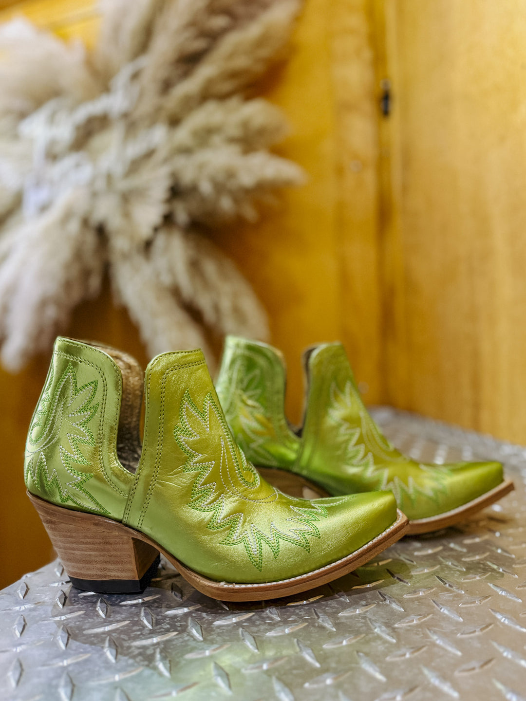 Ariat: Dixon Booties: Electric Green