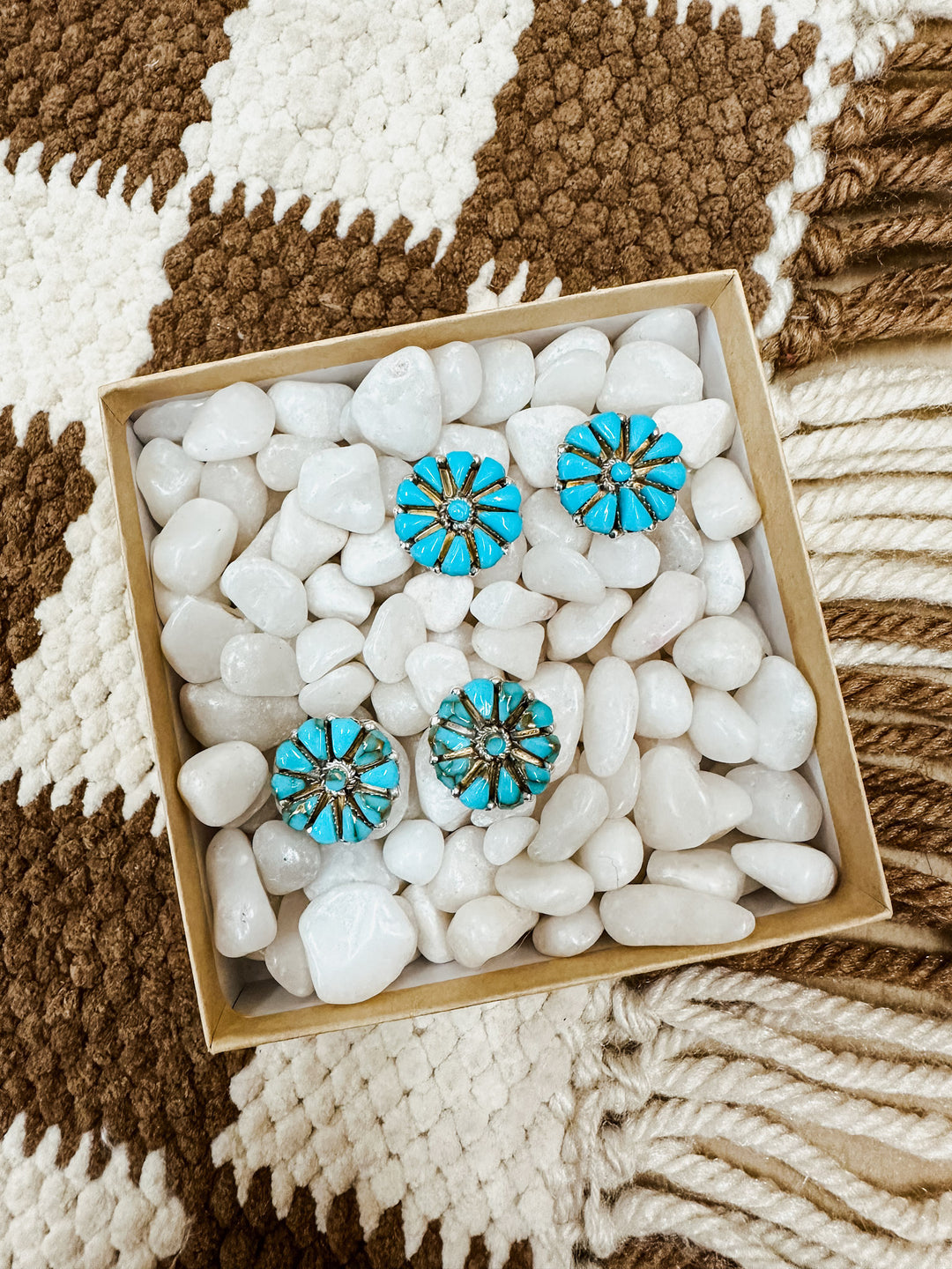 Liv's Turquoise Cluster Earrings