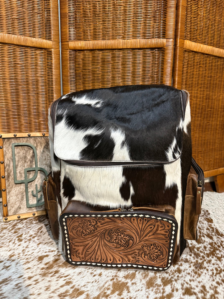 Evangeline Cowhide Backpack #55