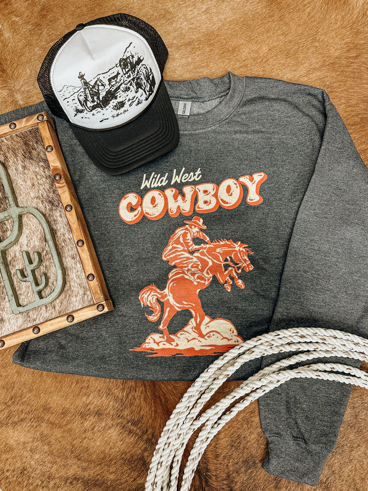 Wild West Cowboy Crewneck