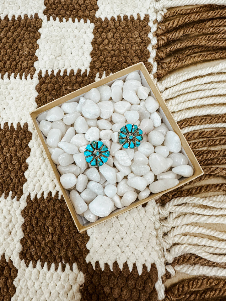 Liv's Turquoise Cluster Earrings