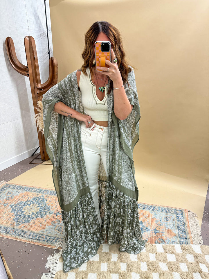 Lost Girl Kimono: Olive