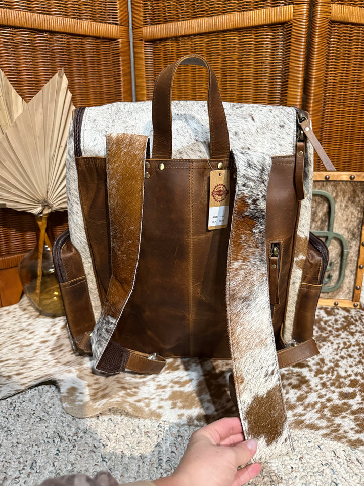 Evangeline Cowhide Backpack #78
