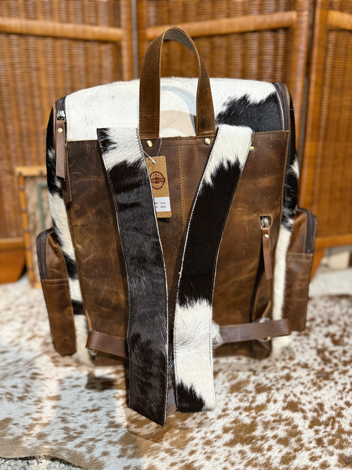 Evangeline Cowhide Backpack #54