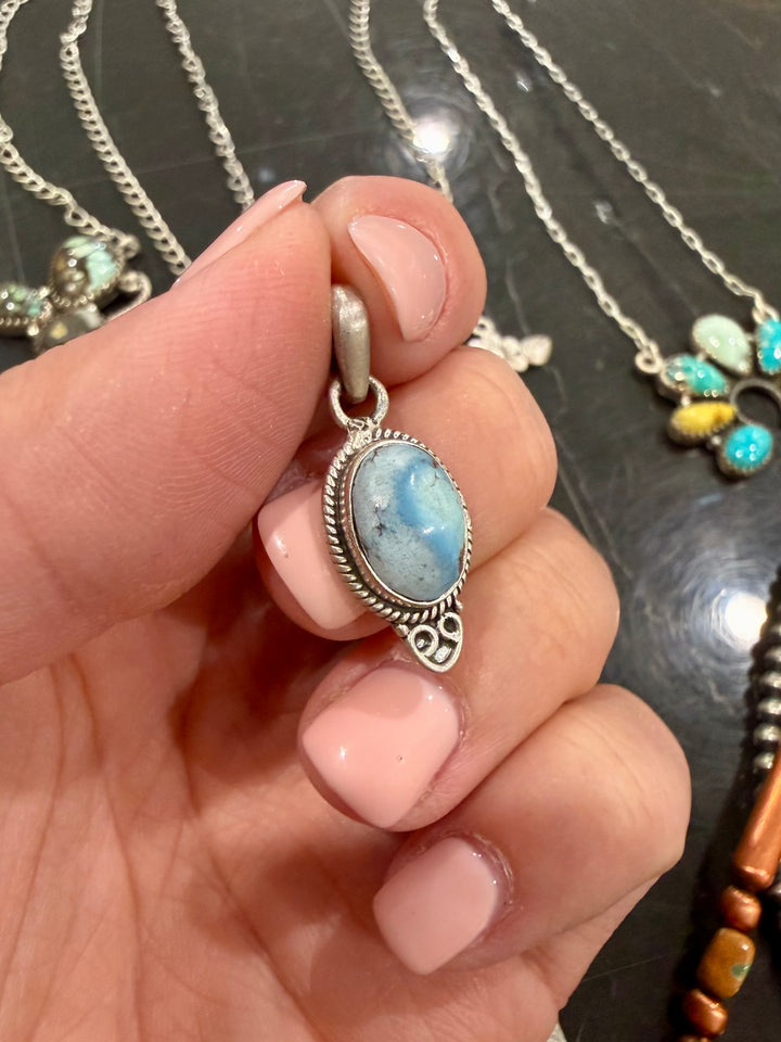 Turquoise Dainty Pendant #7