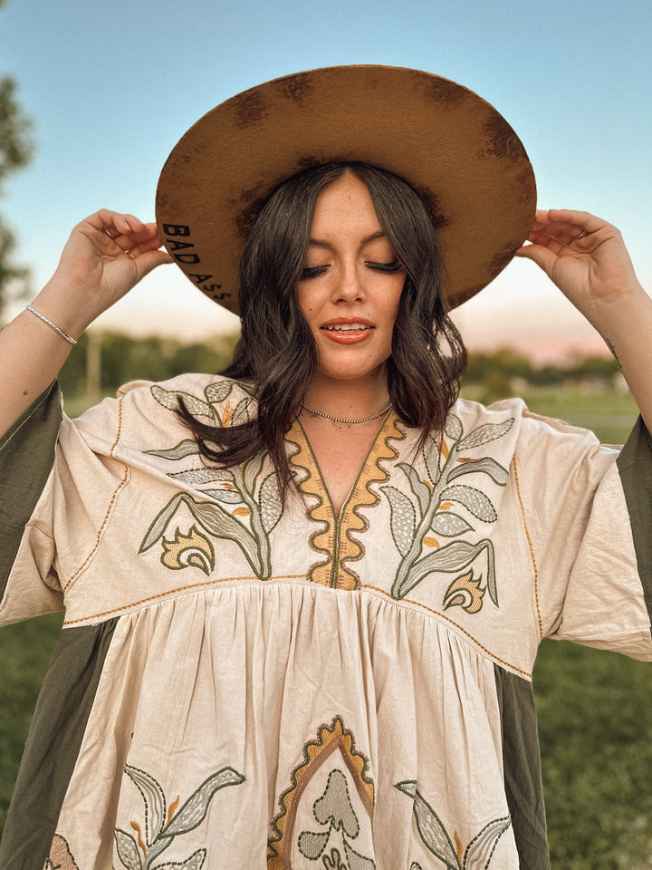 Prairie Kimono Dress