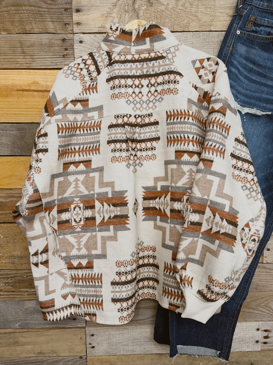 Aztec Pullover Sweatshirt