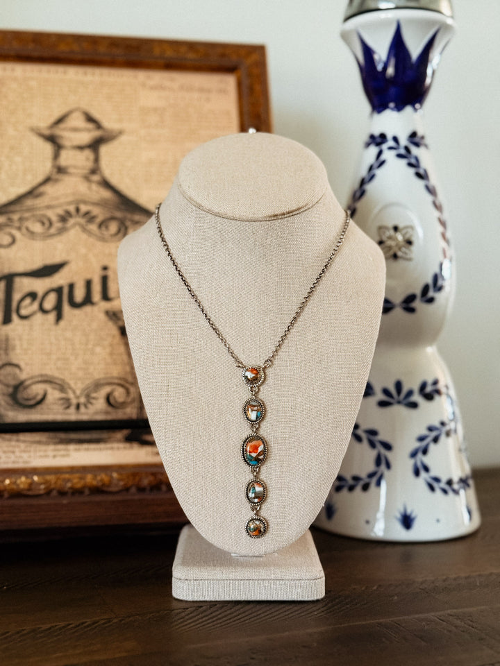 Spiny Oyster Lariat Necklace #2