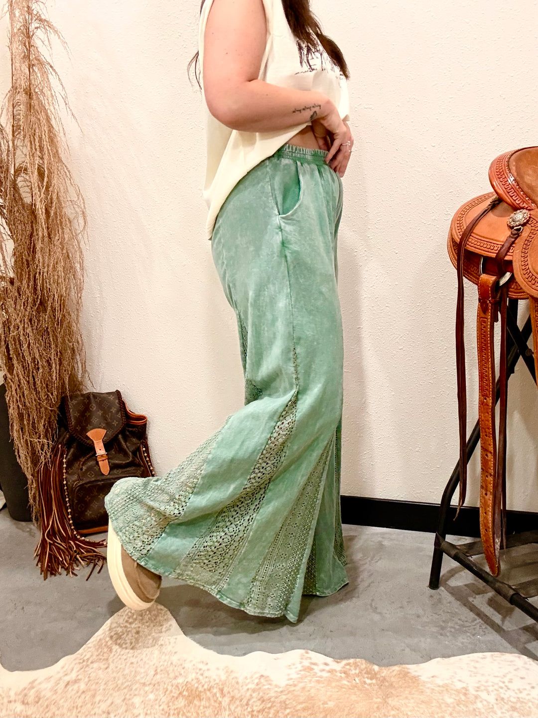 What a Hippie Pant: Moss Green