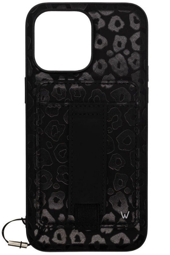 Blacked Out Leopard Magnetic Case