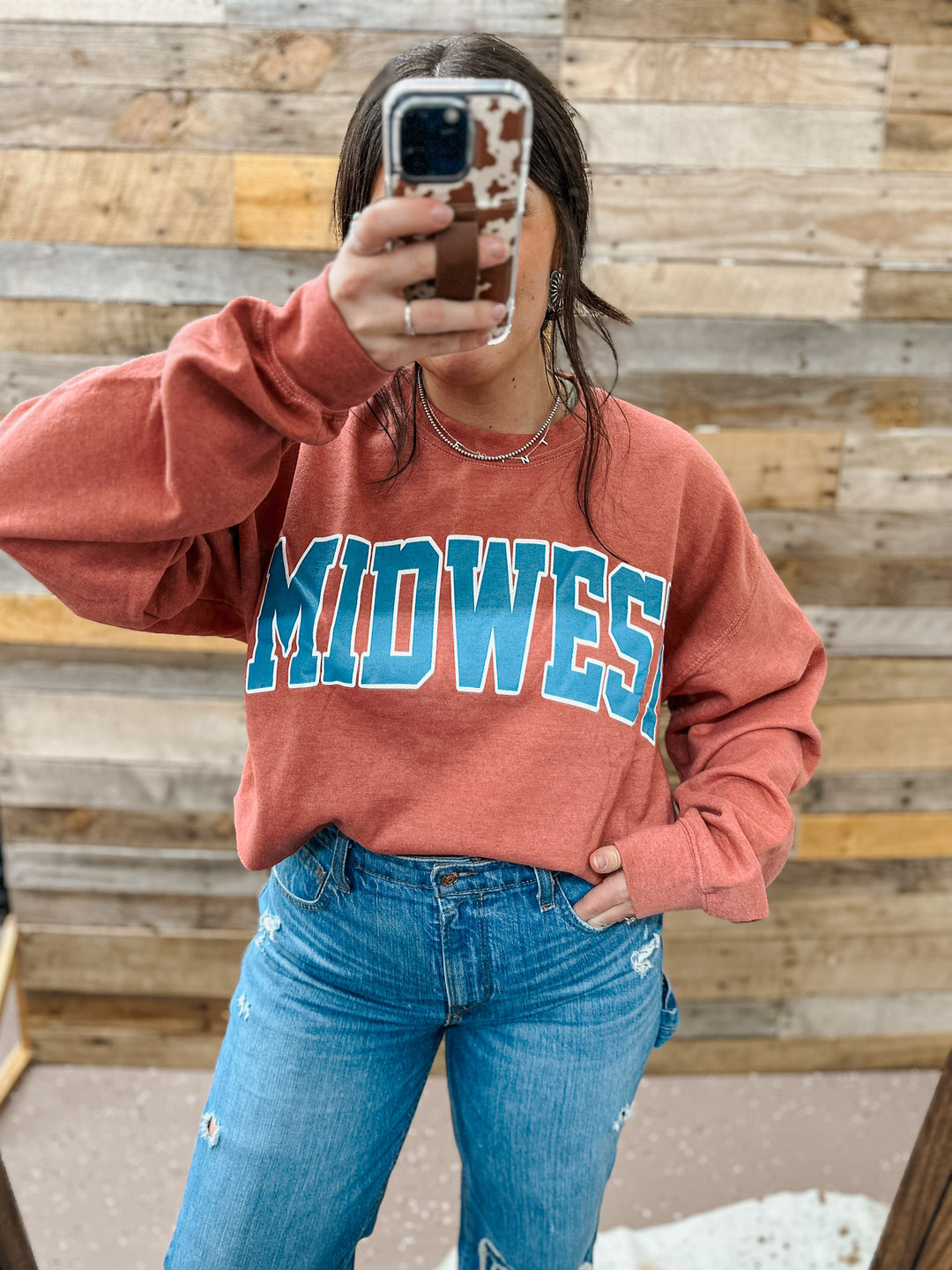 Midwest Cropped Crewneck