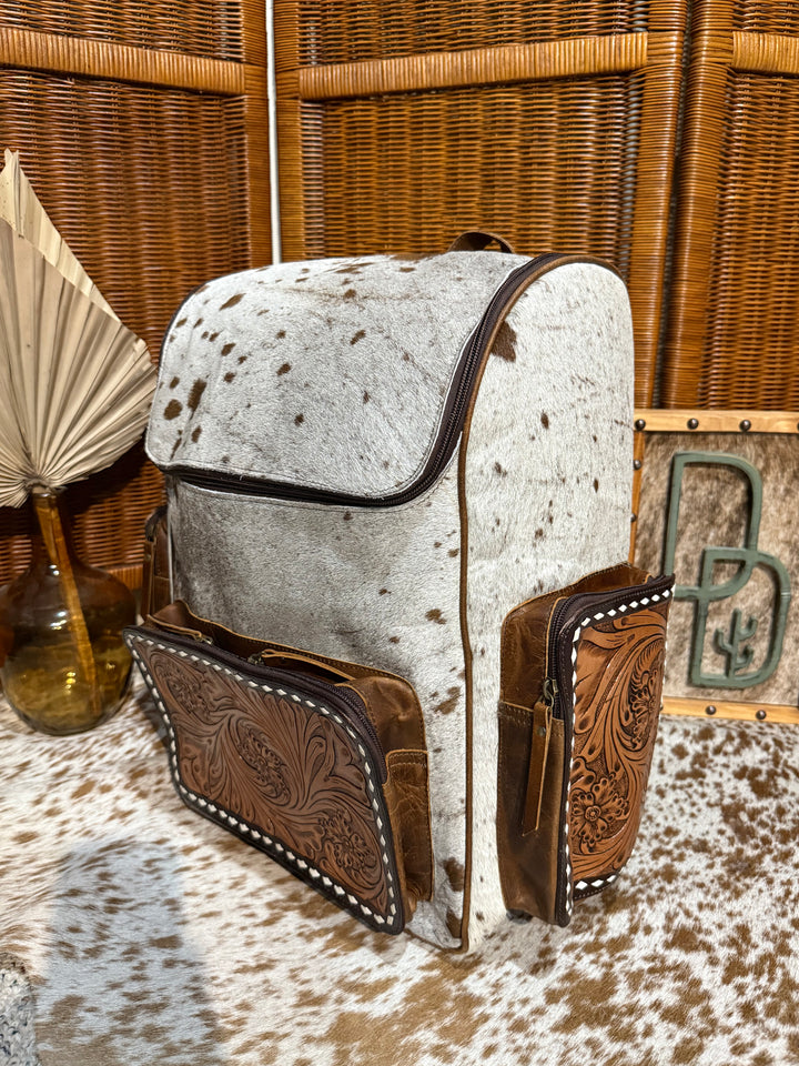 Evangeline Cowhide Backpack #65