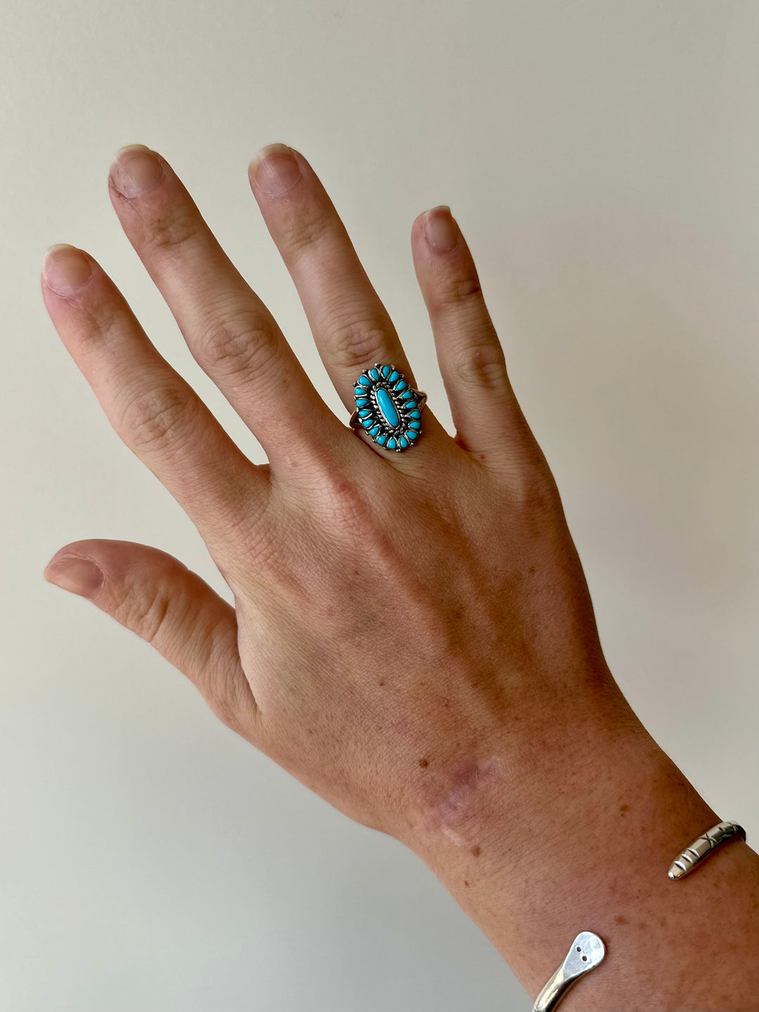 Little King Turquoise Cluster Ring