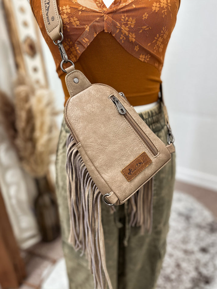 Mariposa Concho Sling Bag