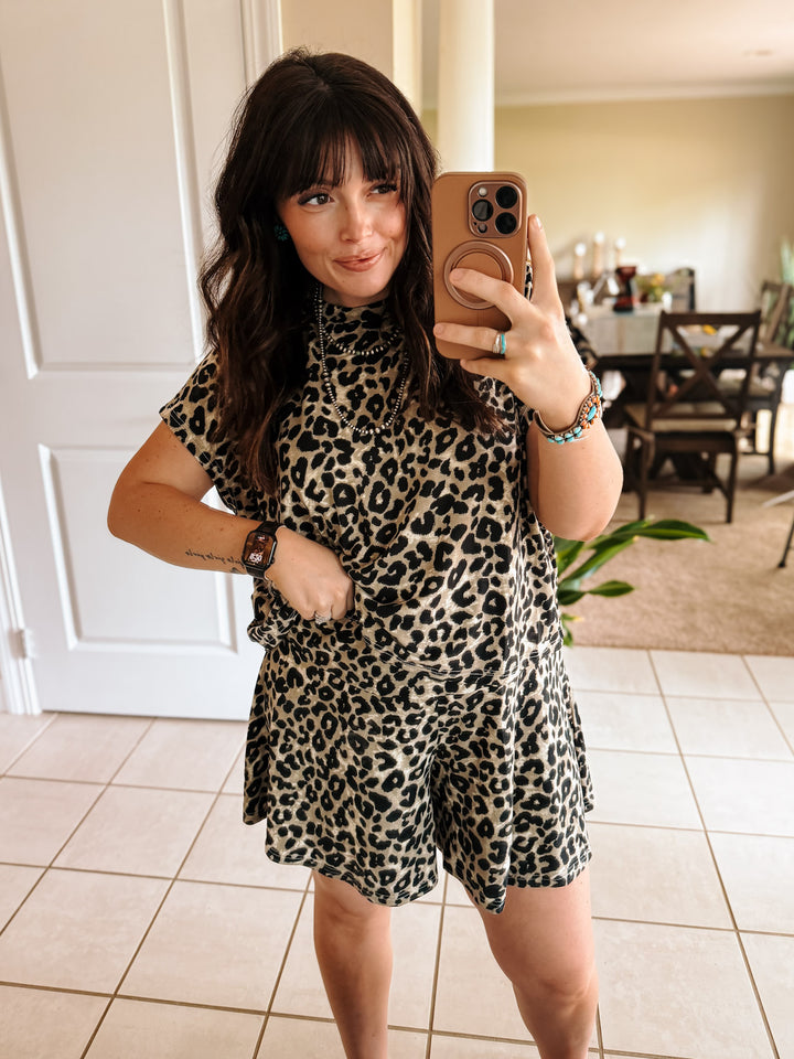 Leopard Lounge Set