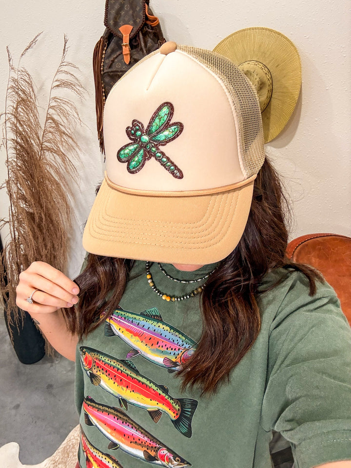 Copper Dragonfly Trucker Hat