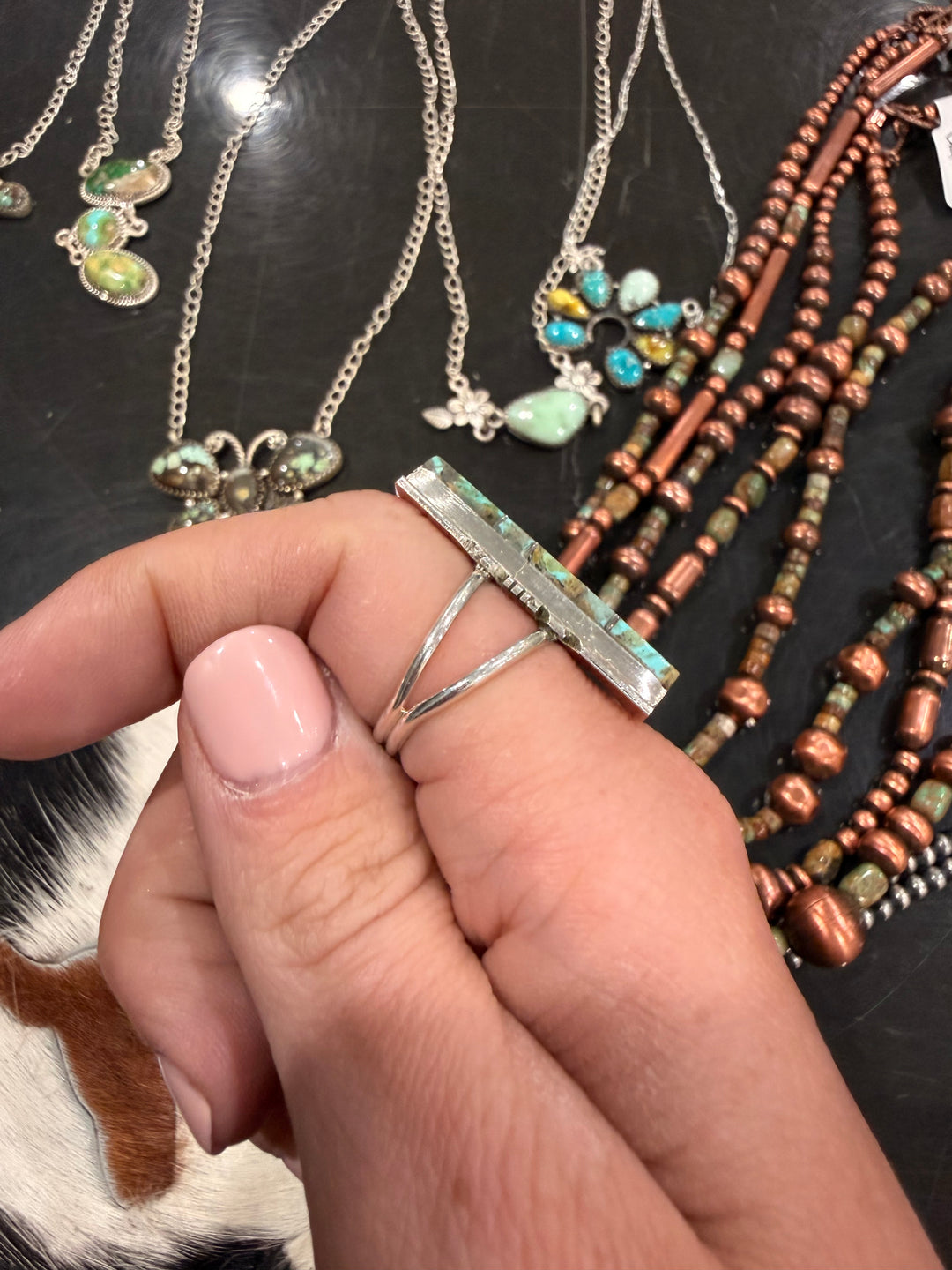 Brandon Etcity Navajo Ring - Size 8