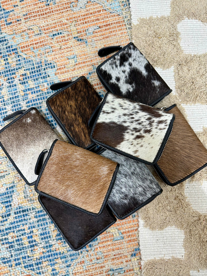 Cowhide Clutch Wallet