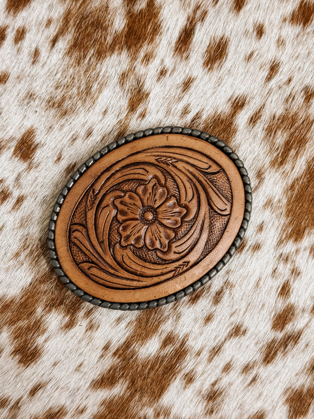 Oval Hoss Belt Buckle