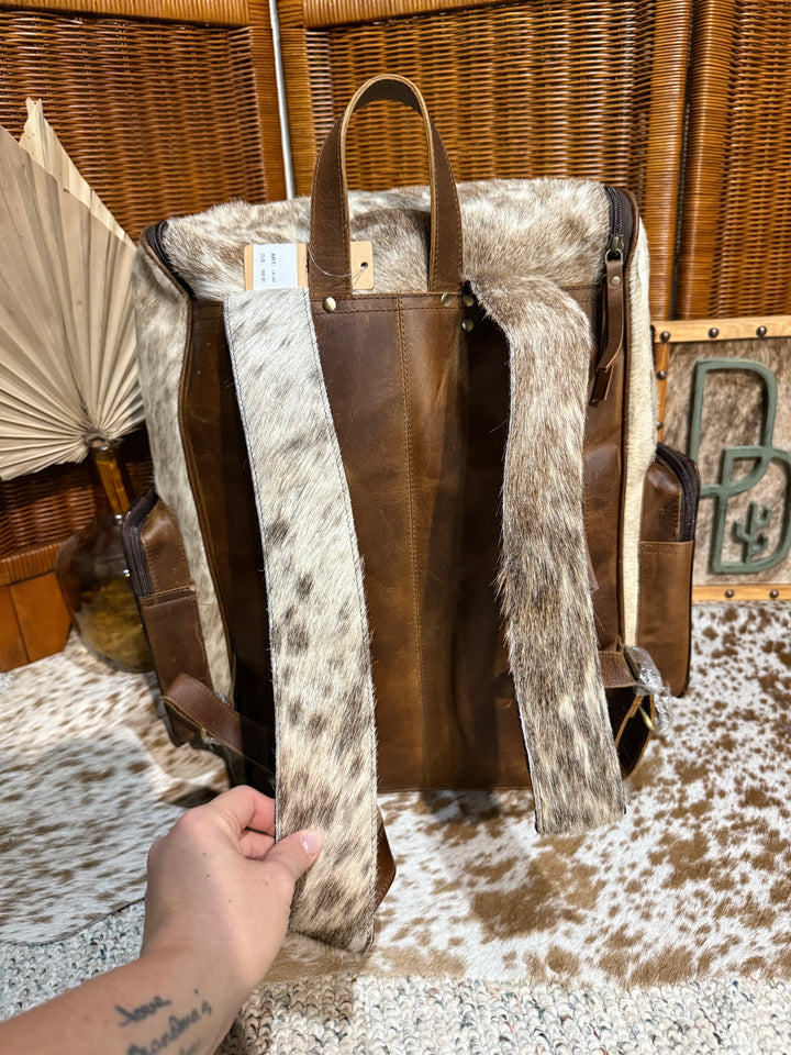 Evangeline Cowhide Backpack #63