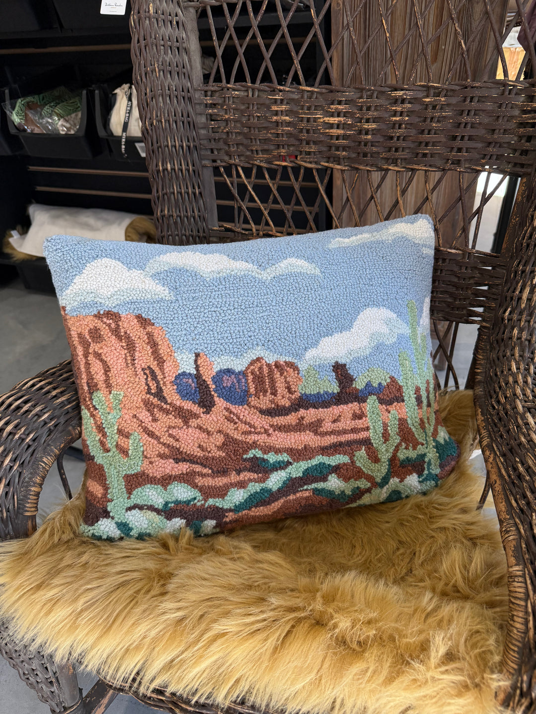 Desert Scene Pillow