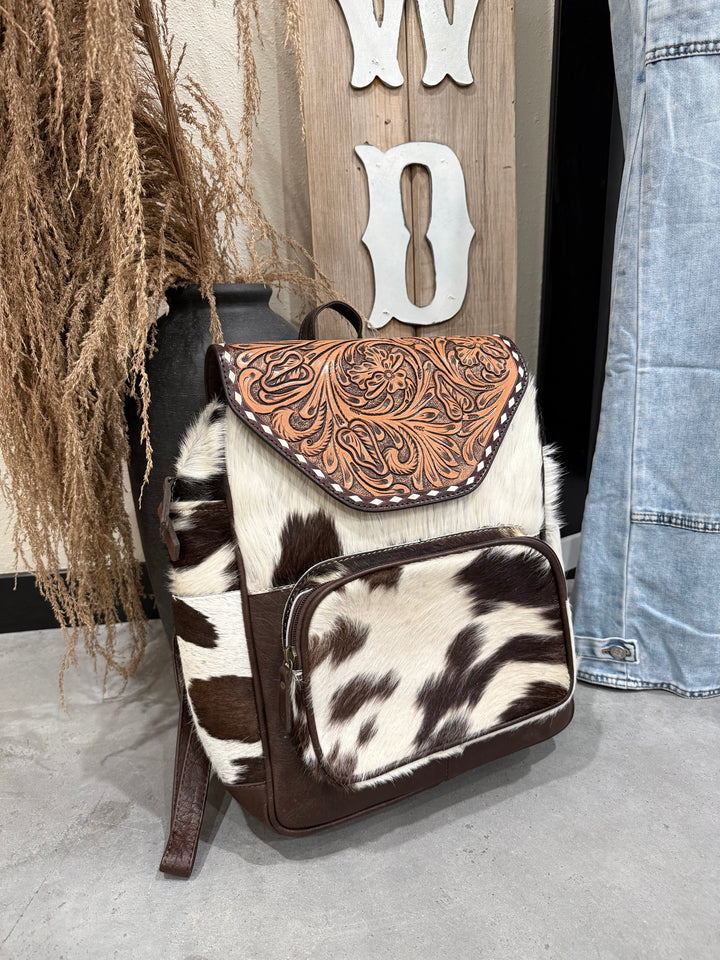 Cowhide Backpack #3