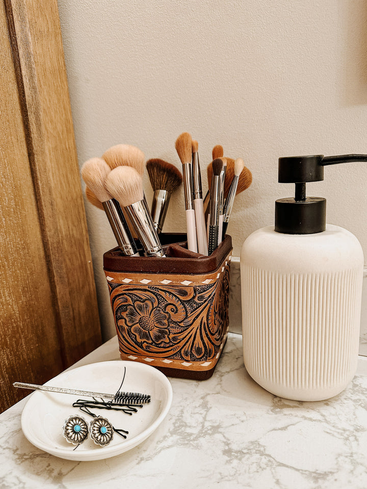 Tooled Pen/Brush Holder