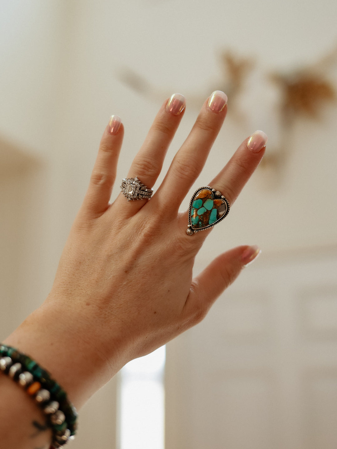 Heart Breaker Adjustable Ring: Spiny #1