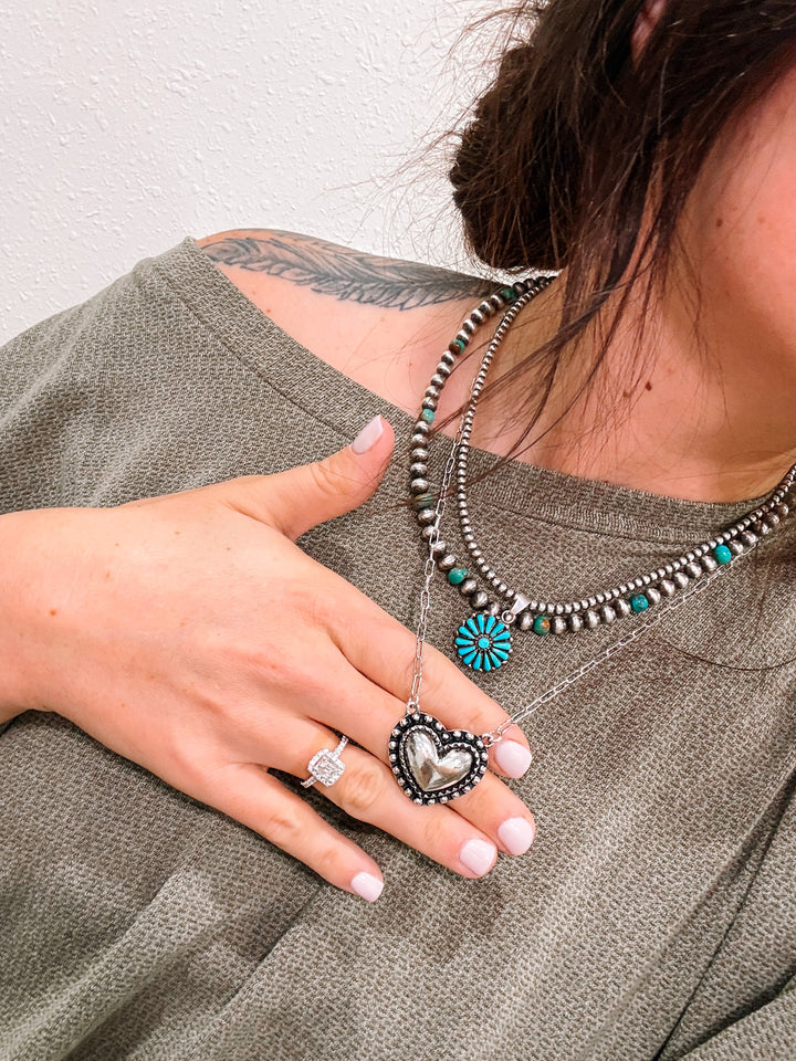 Heart of Silver Necklace