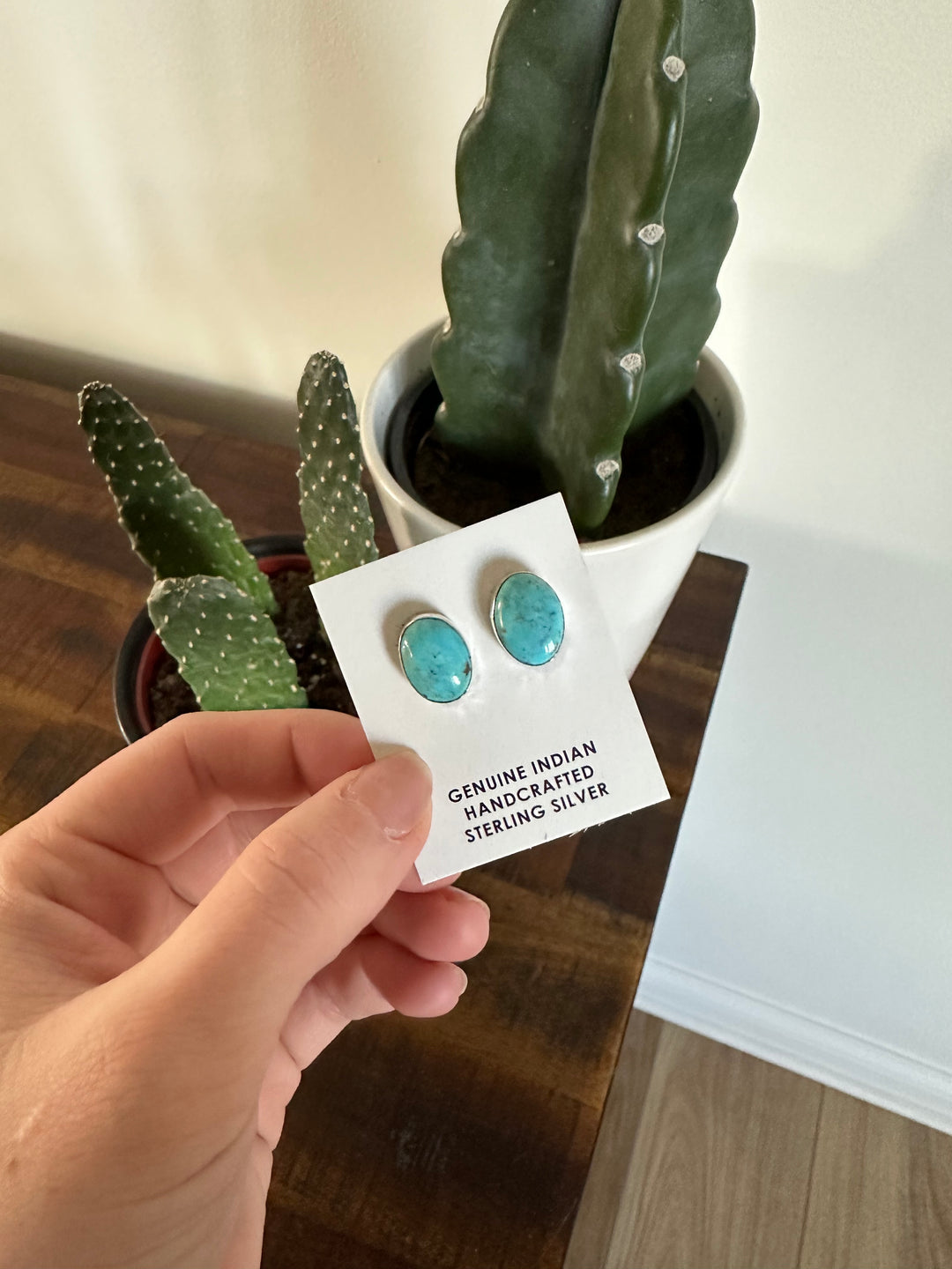 Blue Bird Turquoise Earrings #2