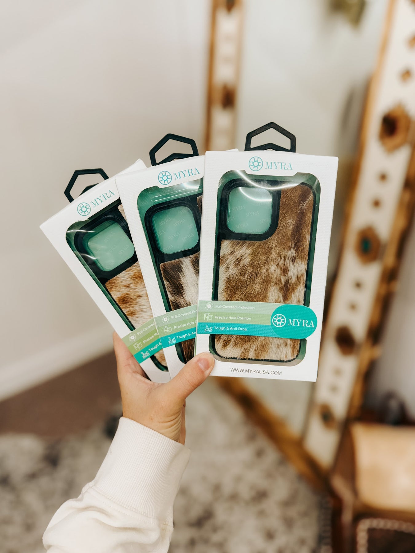 Cowhide iPhone Case – Desert Down Cowhide iPhone Case – Desert Down