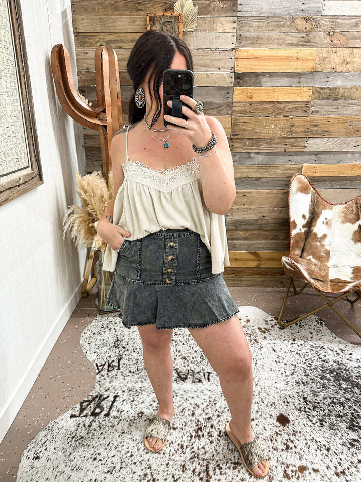 Ameillia Denim Skirt