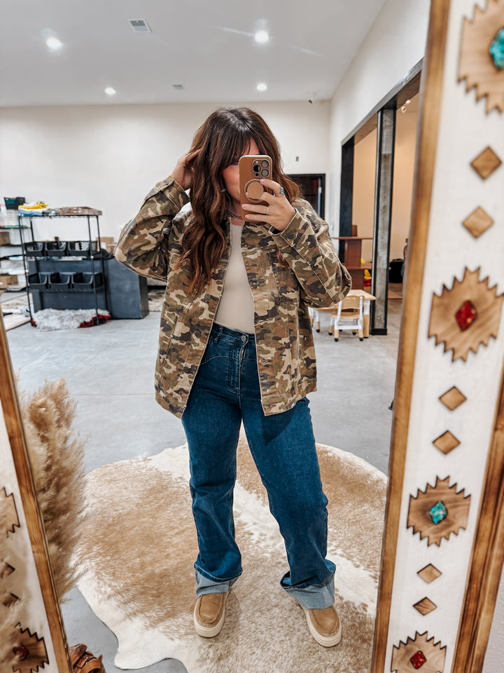 Camo Oversized Jacket