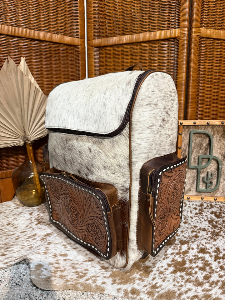 Evangeline Cowhide Backpack #58