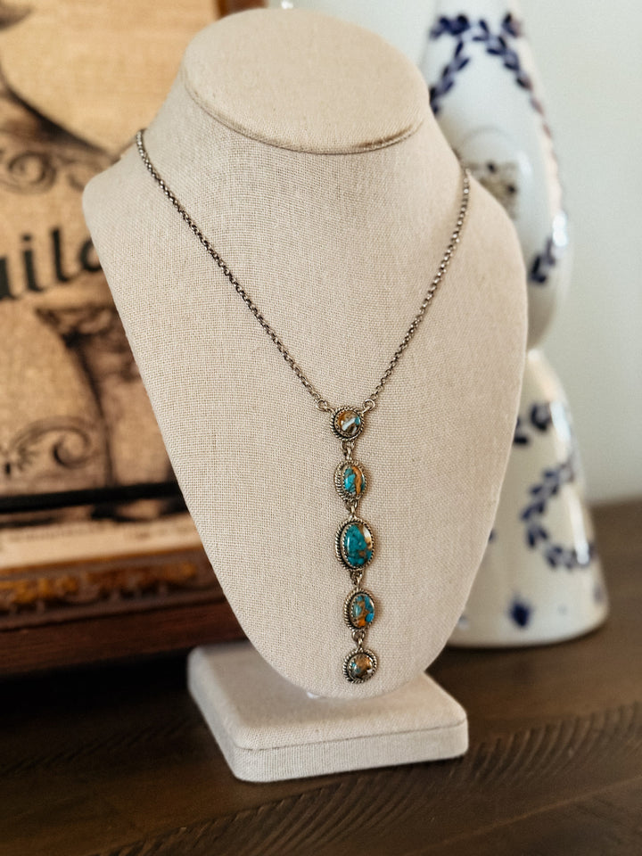 Spiny Oyster Lariat Necklace #3