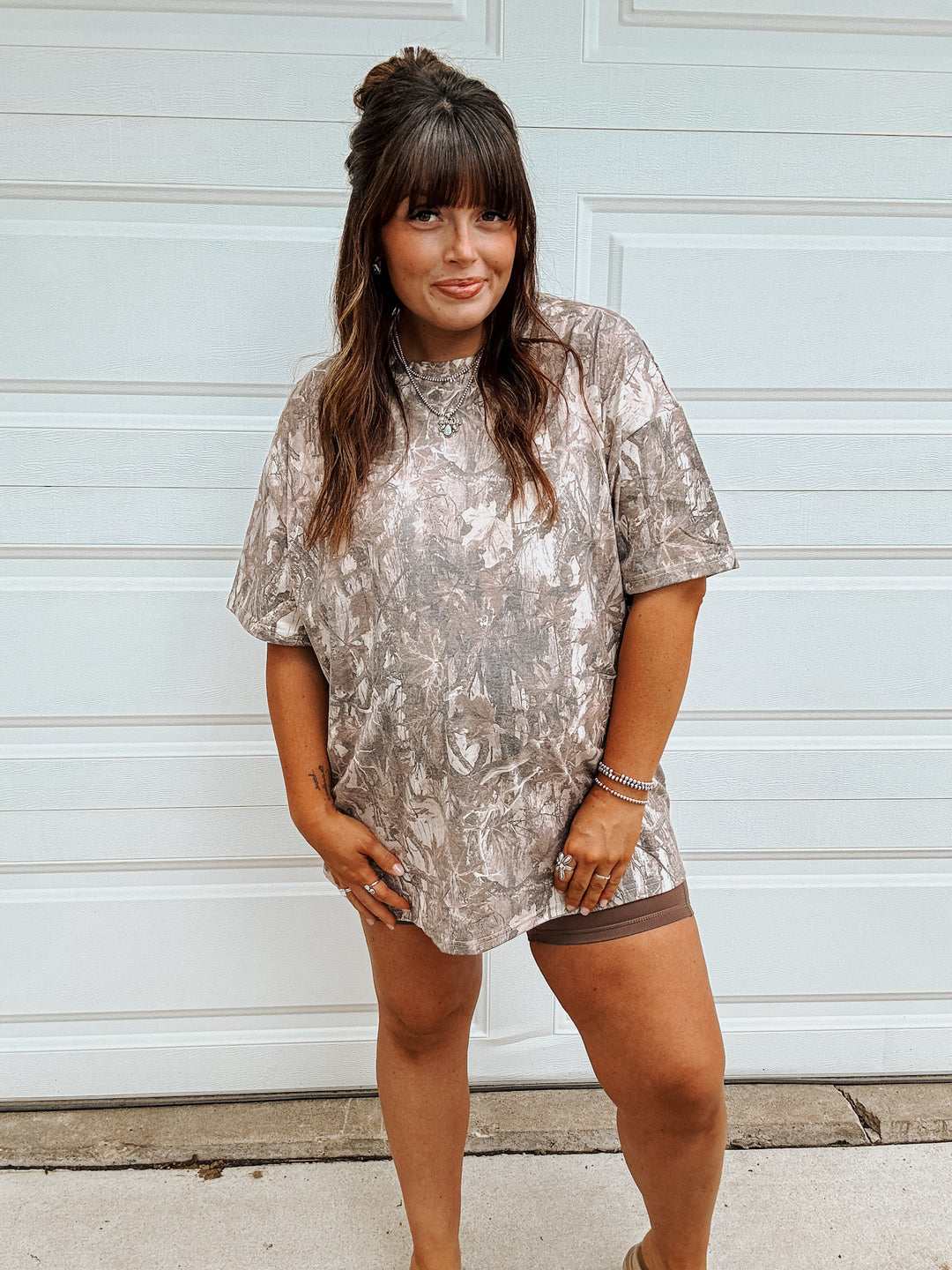 Oversized Camo Tee