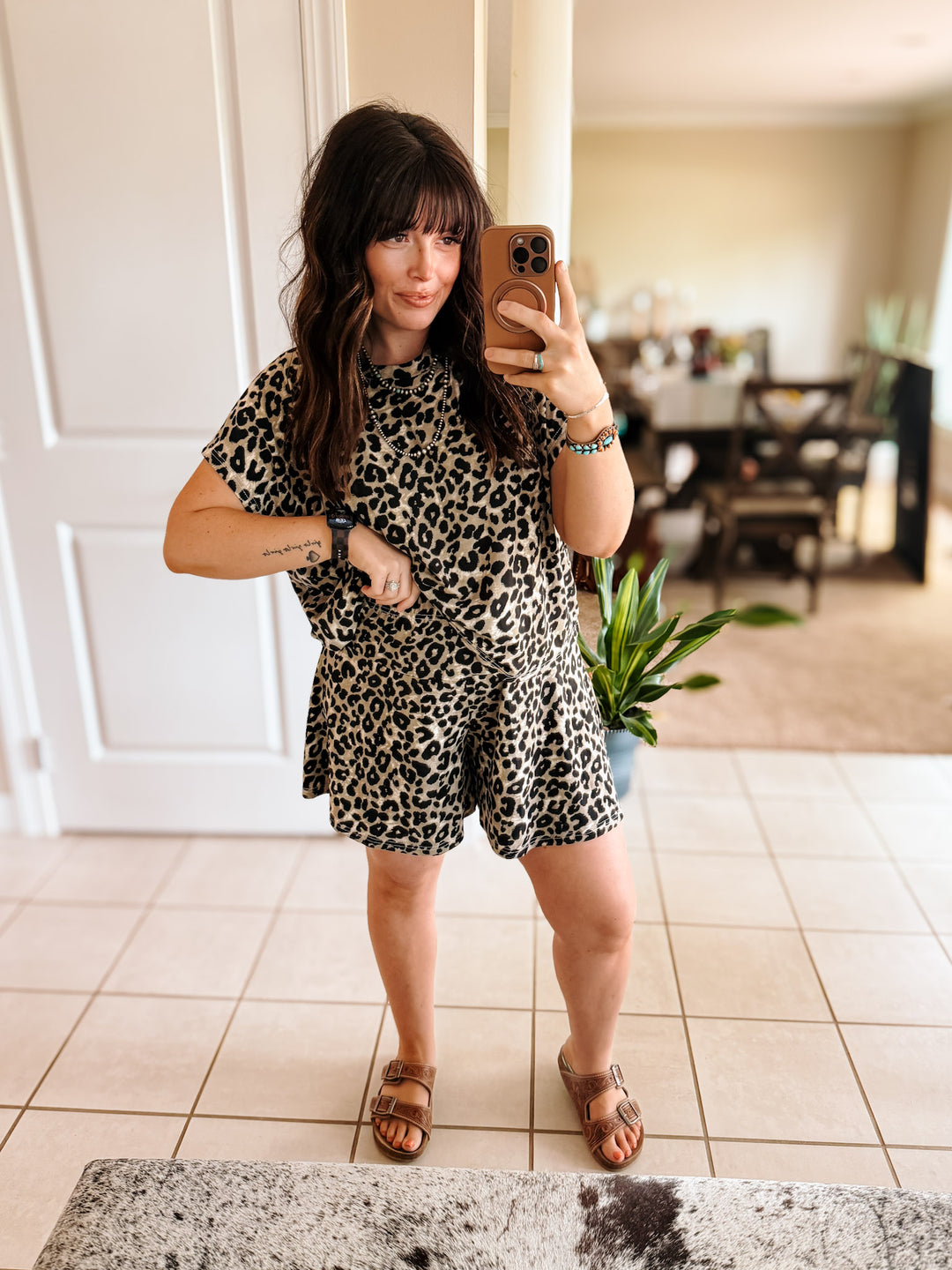 Leopard Lounge Set
