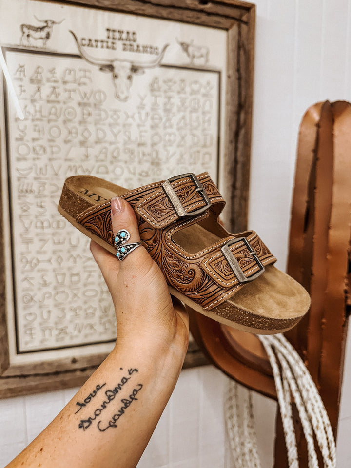 Darla Tooled Sandals