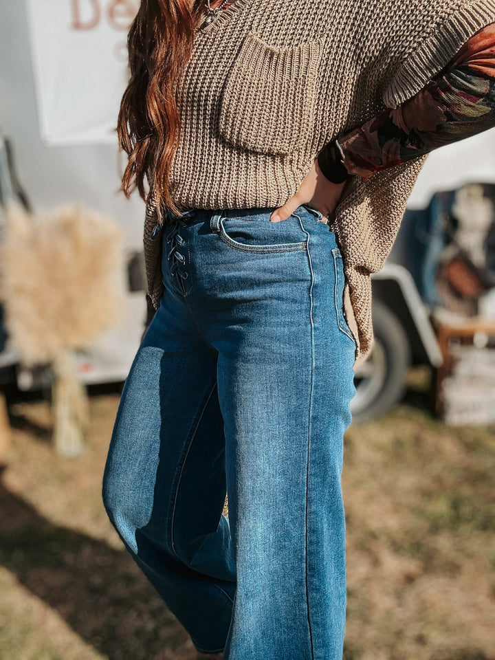 Cello: Hampton Wide Leg Jeans