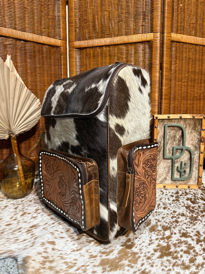 Evangeline Cowhide Backpack #57