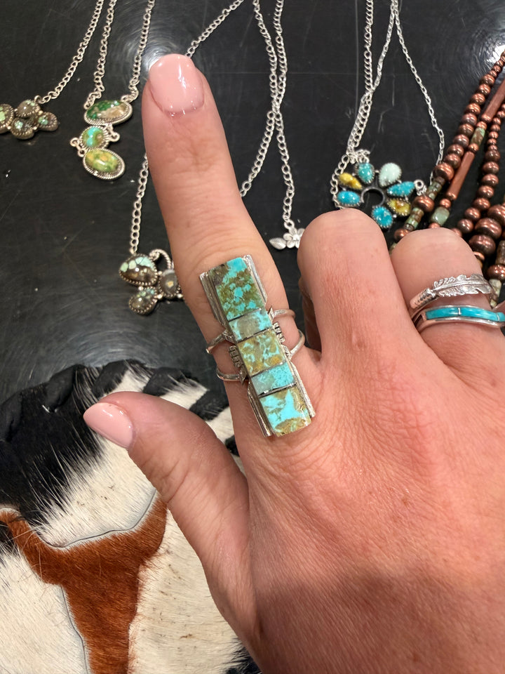 Brandon Etcity Navajo Ring - Size 8