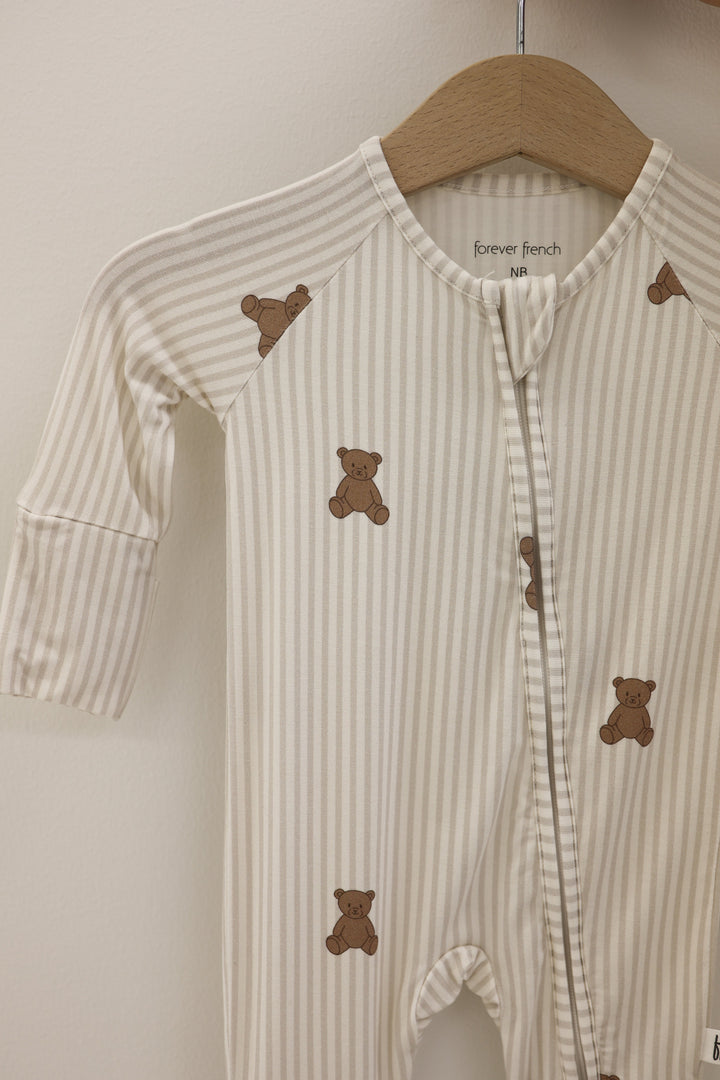 Bamboo Zip Pajamas | Teddy