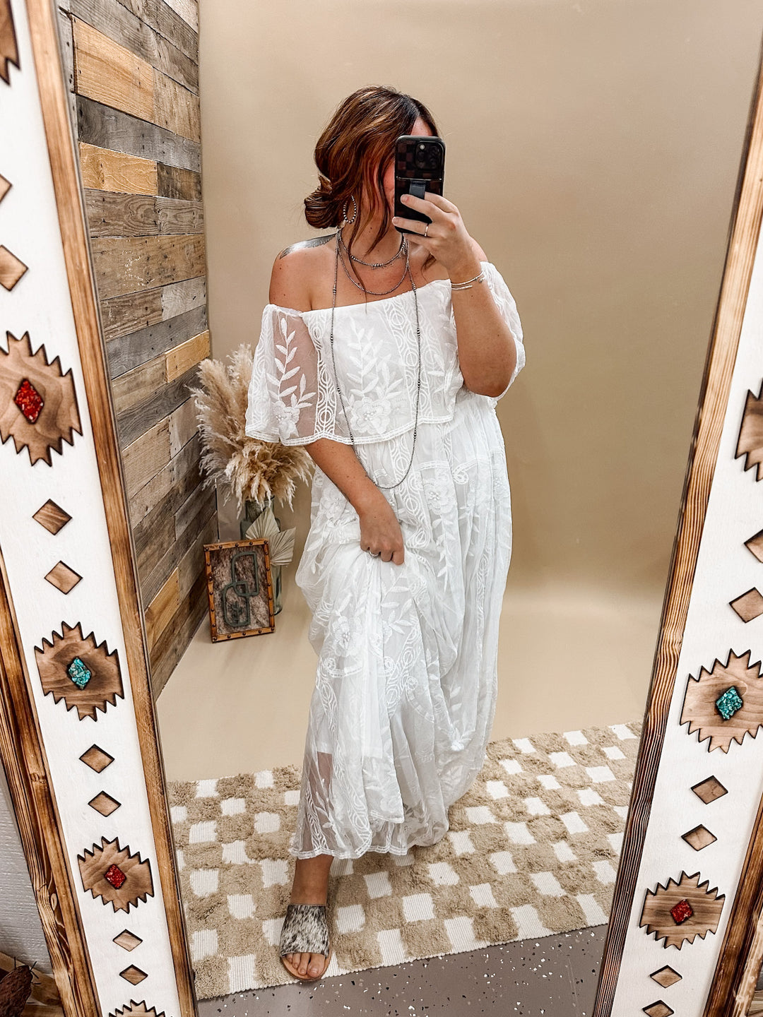 Bohemian White Maxi Dress