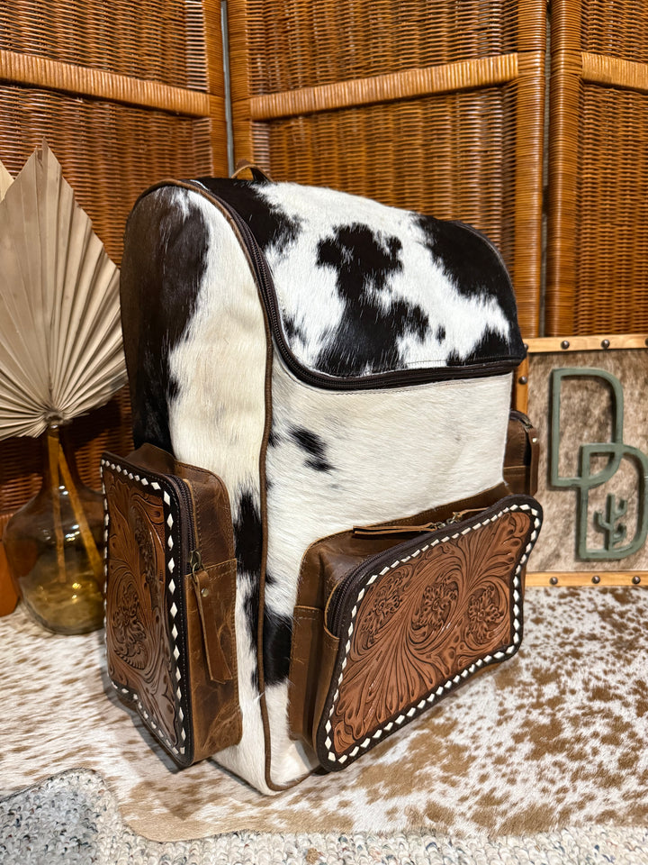 Evangeline Cowhide Backpack #99