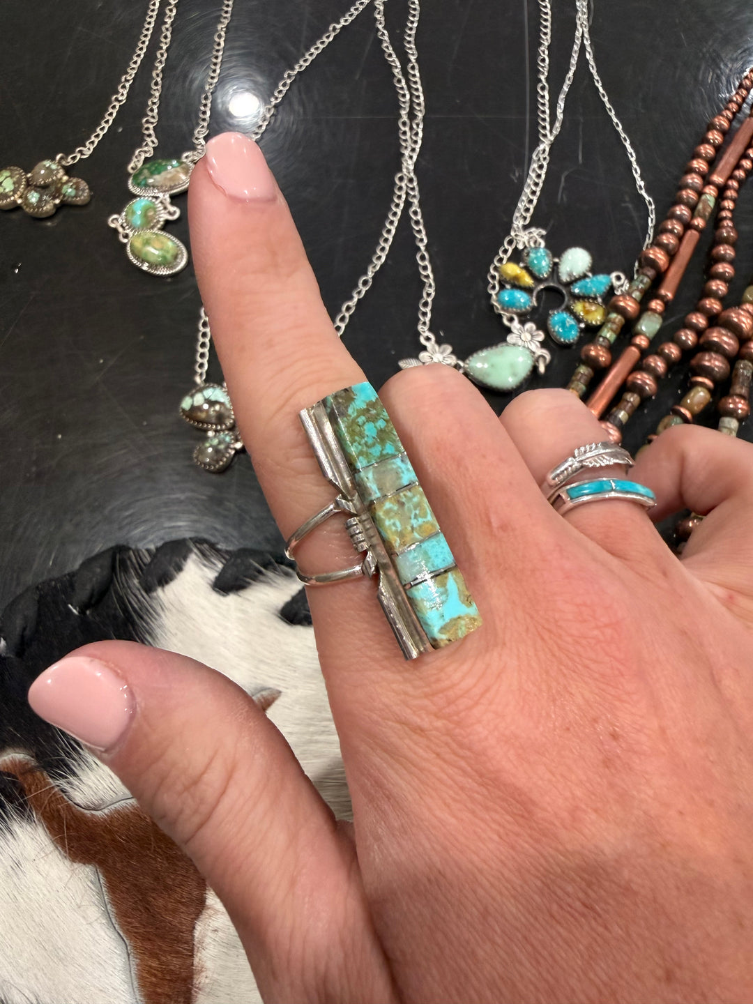 Brandon Etcity Navajo Ring - Size 8