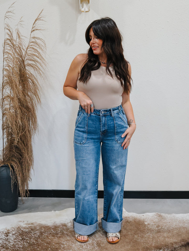 Kan Can: 90's Trouser Wide Leg Jean